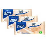 Kit 3 Chocolate Branco Lacta Laka 80g