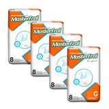 Kit 4 Fralda Geriátrica Masterfral Confort Unissex Tamanho G 7 Unidades Cada