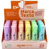 Caneta Marca Texto Jocar 6 Cores Pastel