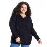 Sueter Trico Secret Glam Preto Plus G4
