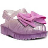 Sandalia Infantil Aranha N 19ao26 Rasteira Feminina 12.104 Cor:glitterroxo,tamanho:21/22