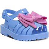 Sandalia Infantil Aranha N 19ao26 Rasteira Feminina 12.104 Cor:azul,tamanho:25/26