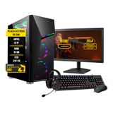 Pc Gamer Completo I3 9° 16gb Rx550 4gb Hd 1tb Ssd 240gb