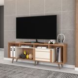 Rack Para Tv Até 60 Poletagas 1 Porta Roma Atualle