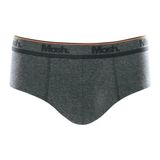 Cueca Slip Cotton Mash  Cinza Mescla Grafite Xgg