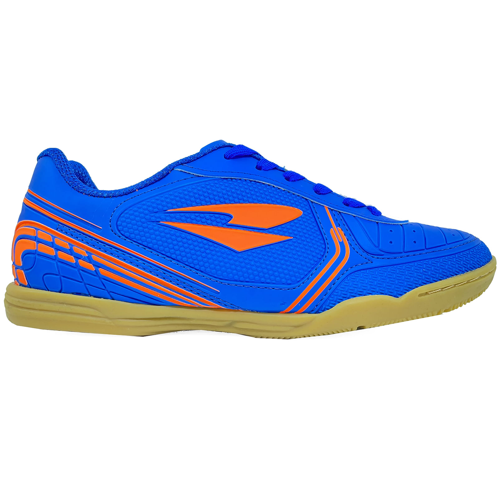 Chuteira Futsal Dray 806 Masculina - Azul E Laranja - 43 - Carrefour