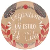 Prato Raso Veganismo Oxford® Cerâmica 26cm