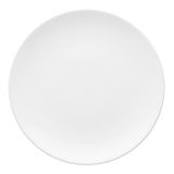Kit 10 Pratos De Sobremesa Coup White Oxford® Porcelana 21cm