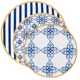 Jogo 2 Pratos Rasos 2 Pratos Fundos 2 Pratos Lanche Coup Lusitana Oxford® Porcelana