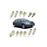 Kit Lâmpadas Led Corolla 2003 2004 2005 06 2007 2008 Branca