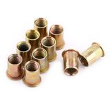 M3-m12 Gabinete Inserir Conector De Porca Conector Hex Soquete Cabeça Fixar De Aço Carbono Porca De Rebite Roscada Plana (m12)