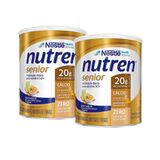 Kit Com 2 Suplemento Alimentar Nutren Senior 370g Cada