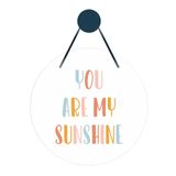 Flâmula You Are My Sunshine 30cmx30cm - Cria Arte Laser Branco