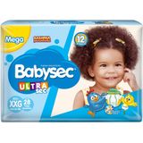 Fralda Babysec Ultrasec Mega Galinha Pintadinha Xxg Com 28 Unidades