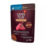 Ração Úmida Gran Plus Gourmet Gatos Castrados Ovelha Sachê 85g