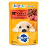 Ração Úmida Para Cachorro Pedigree Filhotes Sabor Carne Ao Molho Em Sachê 100g