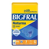 Fralda Geriátrica Adulto Bigfral Derma Plus Noturna G Com 7