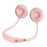 Mini Ventilador Usb Portátil Mãos Livres Pescoço Pendurado Lun De Carregamento