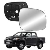 Lente Retrovisor Com Base Hilux 05-11 Ld Esquerdo