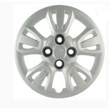 4x Calota Uno Way 10/12 Aro 14 Polegadas Parafuso Cubo Baixo Emblema Fiat