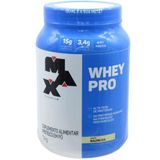 Whey Pro Suplemento Proteina Sabor Baunilha Max Titanium 1kg