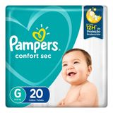 Fralda Pampers Confort Sec Tamanho - G Com 20 Unidades