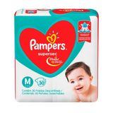 Fralda Pampers Supersec Pacotao M Com 30 Unidades