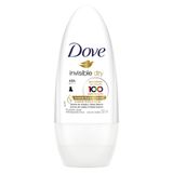 Desodorante Antitranspirante Roll-on Dove Invisible Dry 50ml