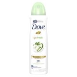 Desodorante Antitranspirante Aerosol Dove Go Fresh Pepino E Chá Verde 150ml