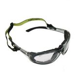 Oculos Vicsa Steelpro Turbine Incolor Coloca Lente De Grau