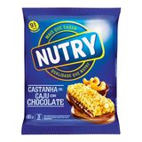 Barra De Cereais Nutry Castanha De Caju Com Chocolate 3 Unidades Com 22g Cada