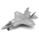 Grande Liga Puxar Para Trás F-35 Fighter Model Music Led Aircraft