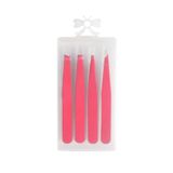 Rosa Quente Aço Inoxidável Eyebrow Clip Set Puxador Pinças I