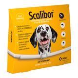 Coleira Scalibor Antiparasitária Para Cães Combate Infestação De Carrapatos, Pulgas E Mosquitos Leishmaniose 65cm 25g