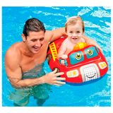 Boia Bote Inflável Infantil Carrinho Praia Piscina 74cm