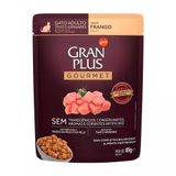 Ração Úmida Gran Plus Gourmet Trato Urinário Gatos Adultos Frango Sachê 85g