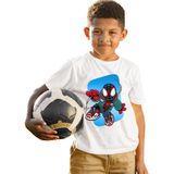 Camisa Camiseta Homem Aranha Aranhaverso Infantil Juvenil 02