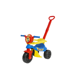 Triciclo Motoca C/ Protetor Empurrador E Pedal - Inmetro