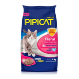 Areia Sanitaria Floral Pipicat 4kg