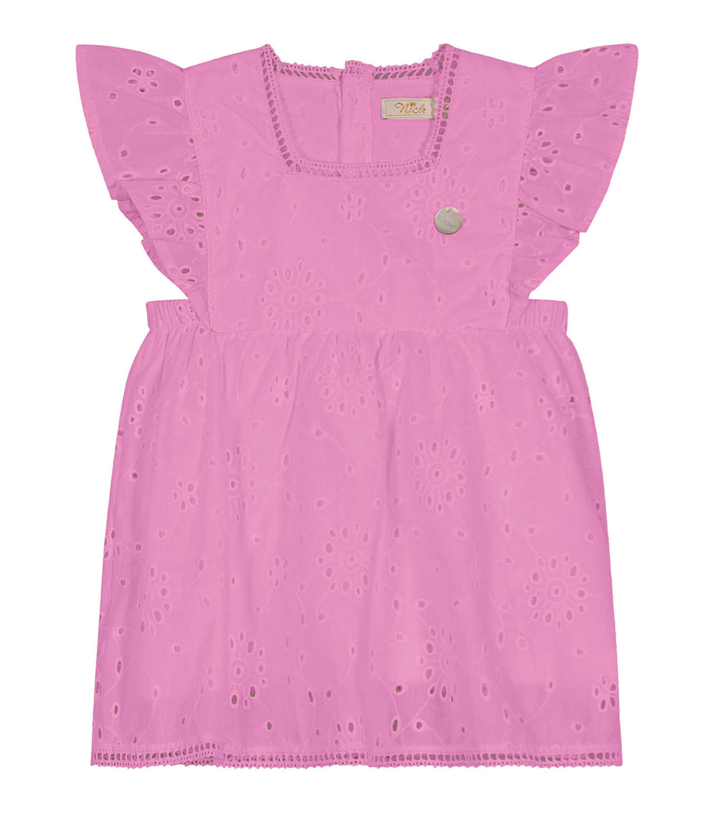 Vestido Infantil Feminino Trick Nick Rosa G