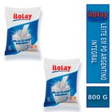 2 Pct De Leite Em Pó Integral Argentino Ilolay 400g Original