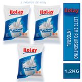 3 Pct De Leite Em Pó Integral Argentino Ilolay 400g Original