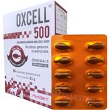 Oxcell 500 30 Capsulas Suplemento Alimentar Omega 3 Caes Gatos Avert