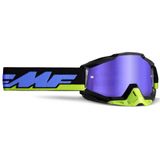 Oculos Motocross Fmf Powerbomb Talladega Roxo Espelhado