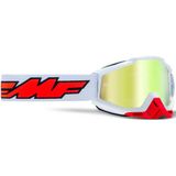 Oculos Motocross Fmf Powerbomb Rocket Branco Espelhado