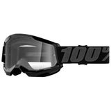 Oculos Motocross 100% Strata 2 Preto Cristal