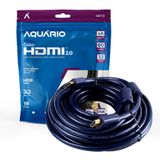 Cabo Hdmi Aquario 2.0 4k 3d 19 Pinos 10 Metros - 4k10