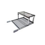 Grelha Inox Moeda 45x40 Com Descanso