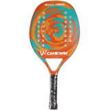 2 Raquetes De Beach Tennis Vermelho E Laranja