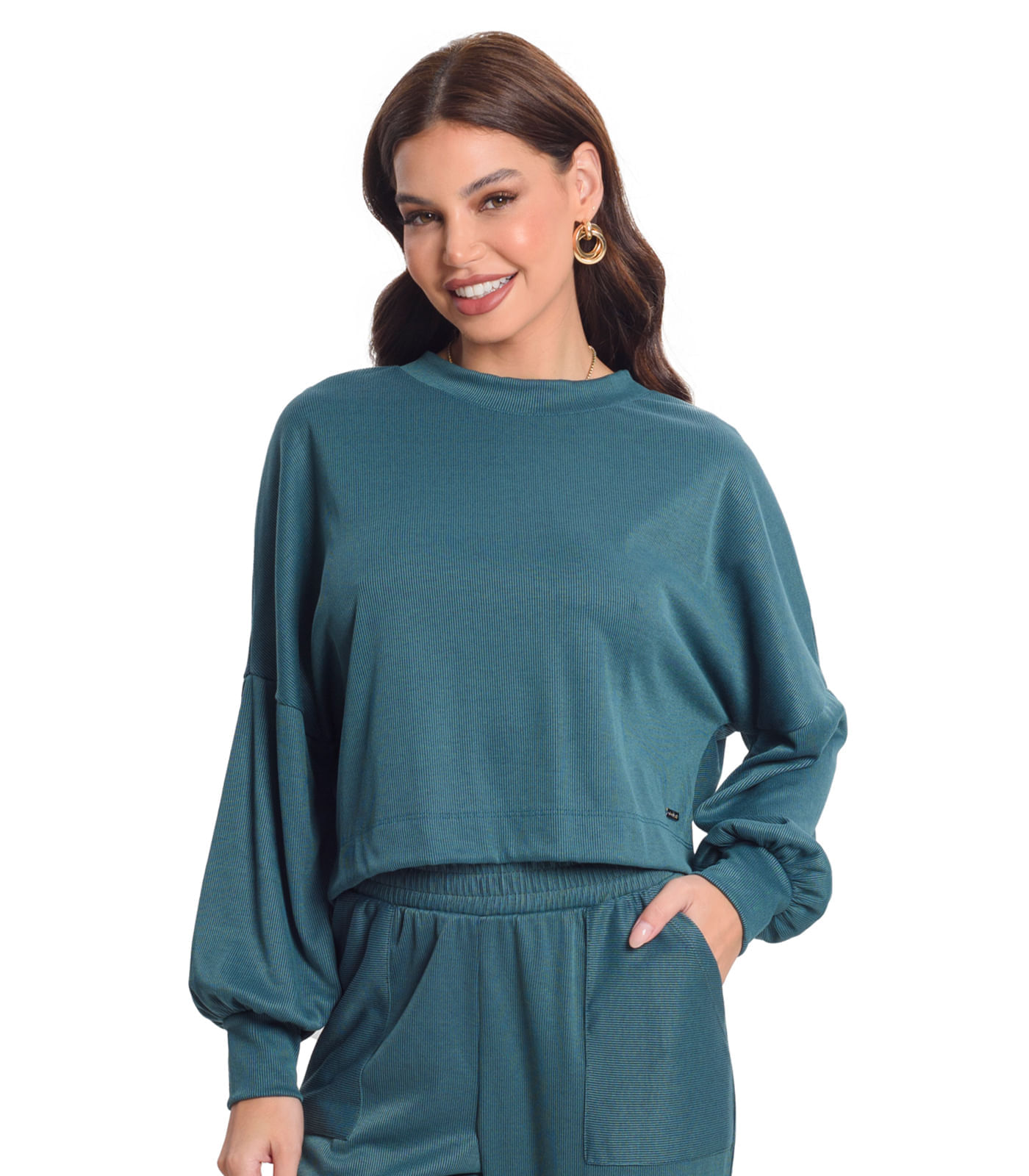 Blusão Feminino Ribana Rovitex Verde Gg